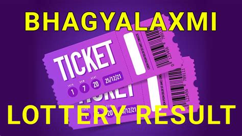 bhagya laxmi lottery|bhagyalaxmi result.